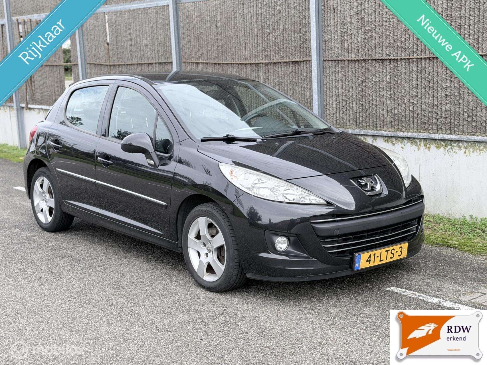 Peugeot 207 1.6 VTi Sportium NAP/NWE APK/NWE KOPPELING/AIRCO, Voorwielaandrijving, Gebruikt, Zwart, Origineel Nederlands