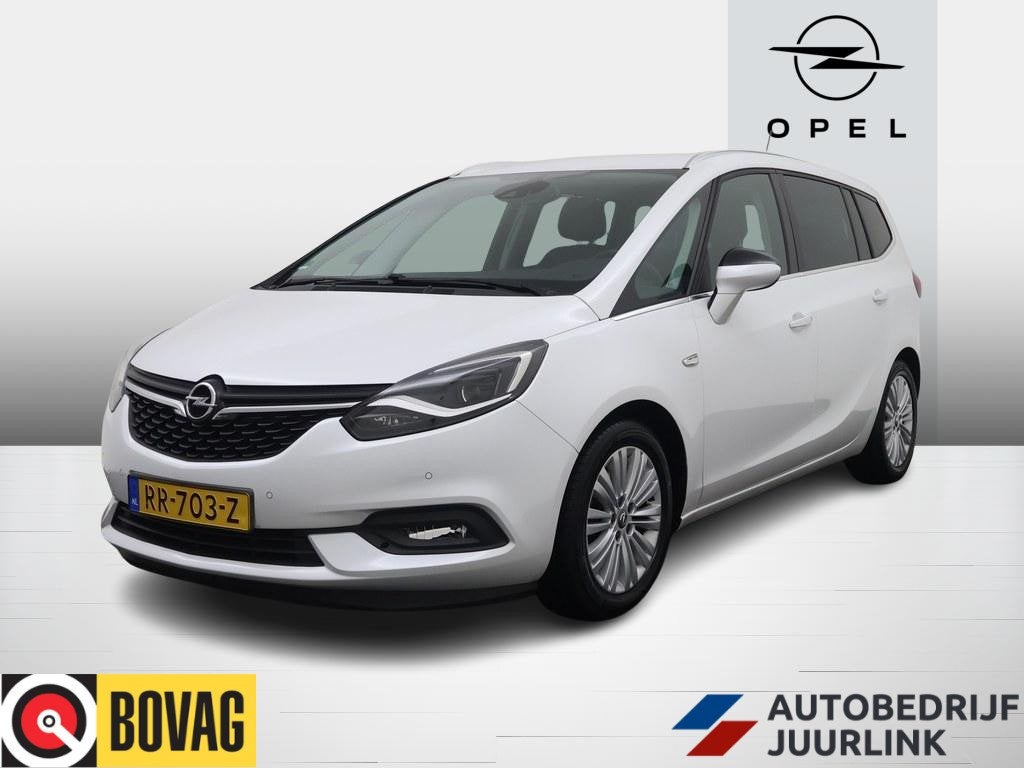 Opel Zafira 1.4 Turbo Executive 7p. Trekhaak/Camera/Leder/Ag, Auto's, Opel, Dealer onderhouden, Gebruikt, 4 cilinders, 7 stoelen