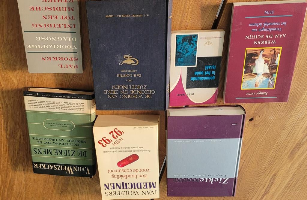 Collectie Oude Geneeskunde Boeken - Diverse Titels, Boeken, Gezondheid, Dieet en Voeding, Ophalen of Verzenden, Gelezen, Overige typen