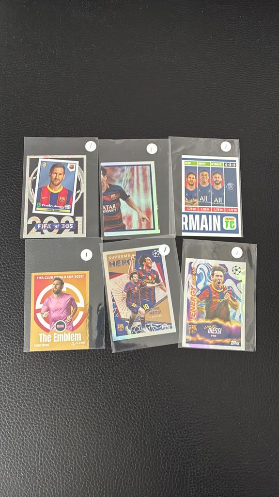 Panini messi stickers 1 euro per stuk, Ophalen of Verzenden, Meerdere stickers