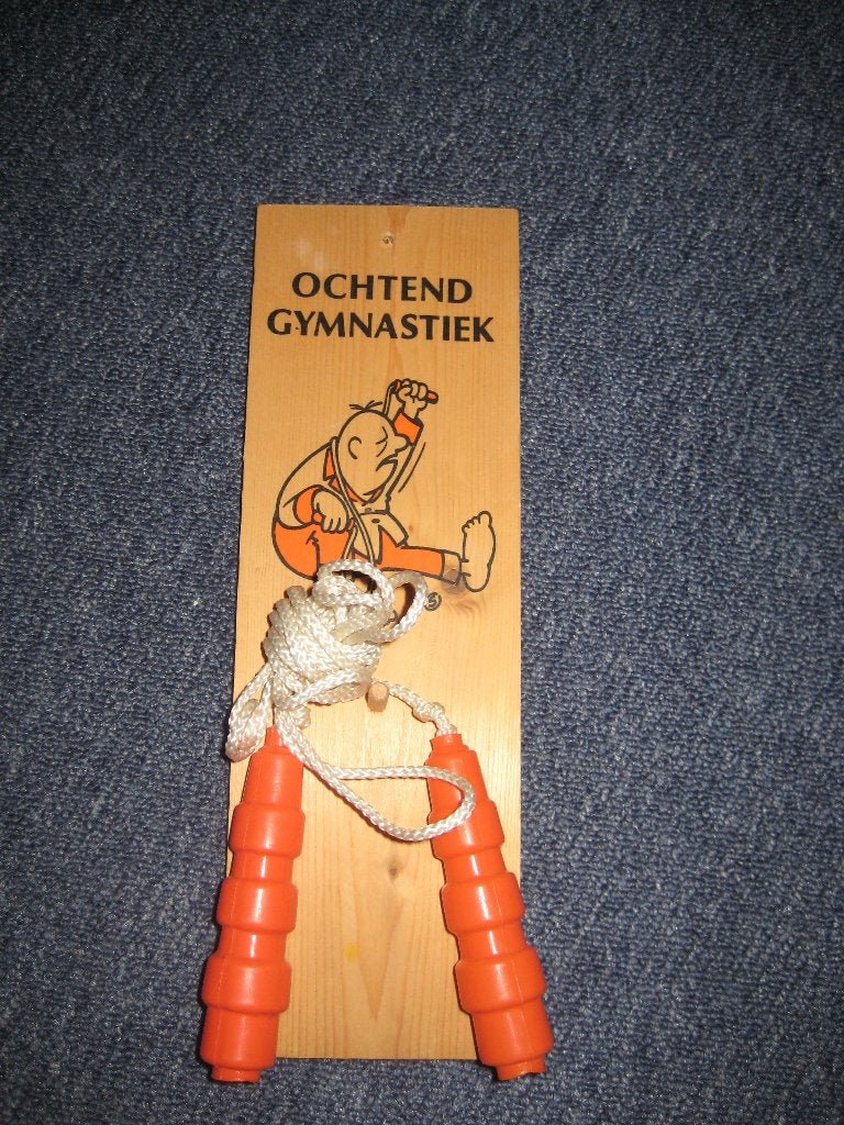 springtouw op ophang-bord, Ophalen of Verzenden, Gebruikt