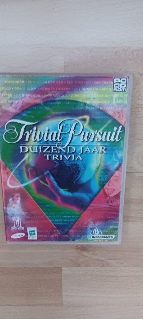 Trivial pursuit pc rom spel, 1 speler, Ophalen of Verzenden, Gebruikt
