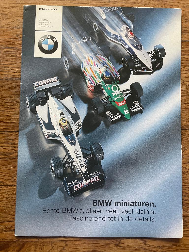 BMW minaturen brochure, Ophalen of Verzenden, Nieuw, Auto