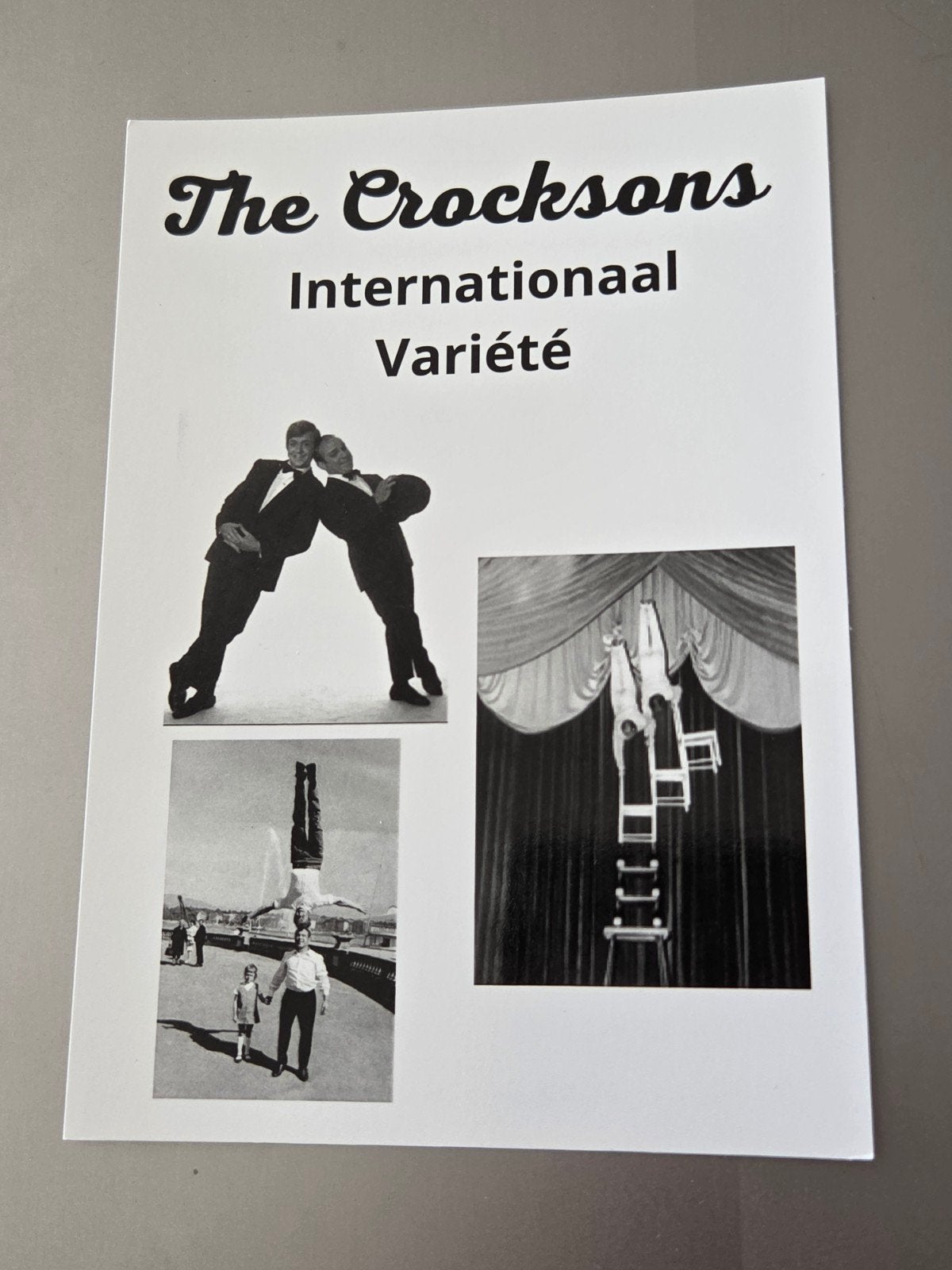 Fotokaart Bassie & Adriaan - The Crocksons, Ophalen of Verzenden, Zo goed als nieuw