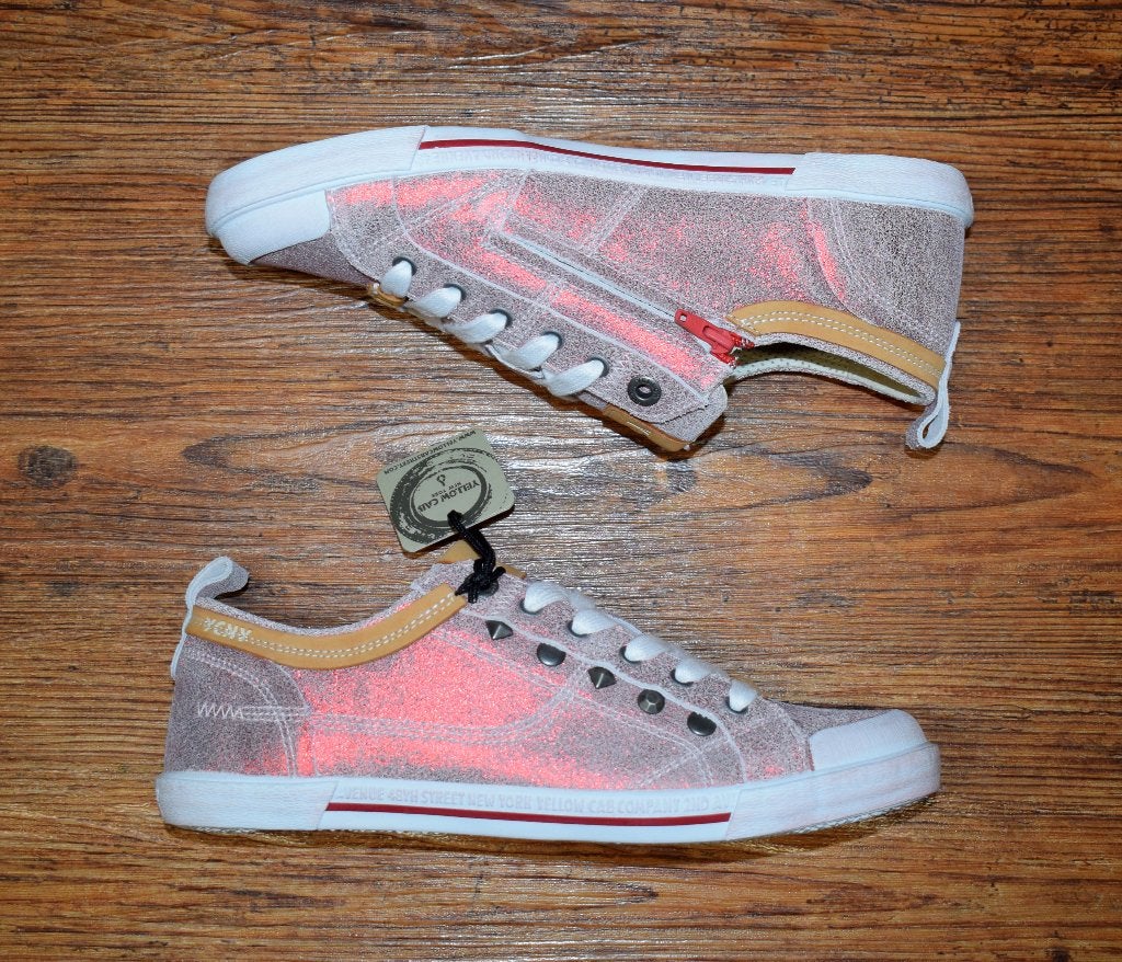YELLOW CAB - leren sneakers Boogie Red - maat 40, Kleding | Dames, Nieuw, Ophalen of Verzenden, Rood, Yellow Cab