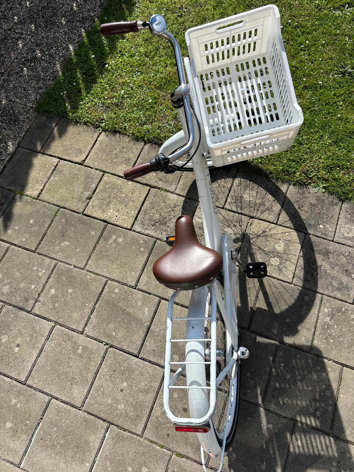 Witte Cortina fiets te koop, Fietsen en Brommers, Fietsen | Meisjes, Ophalen, Gebruikt, 26 inch of meer