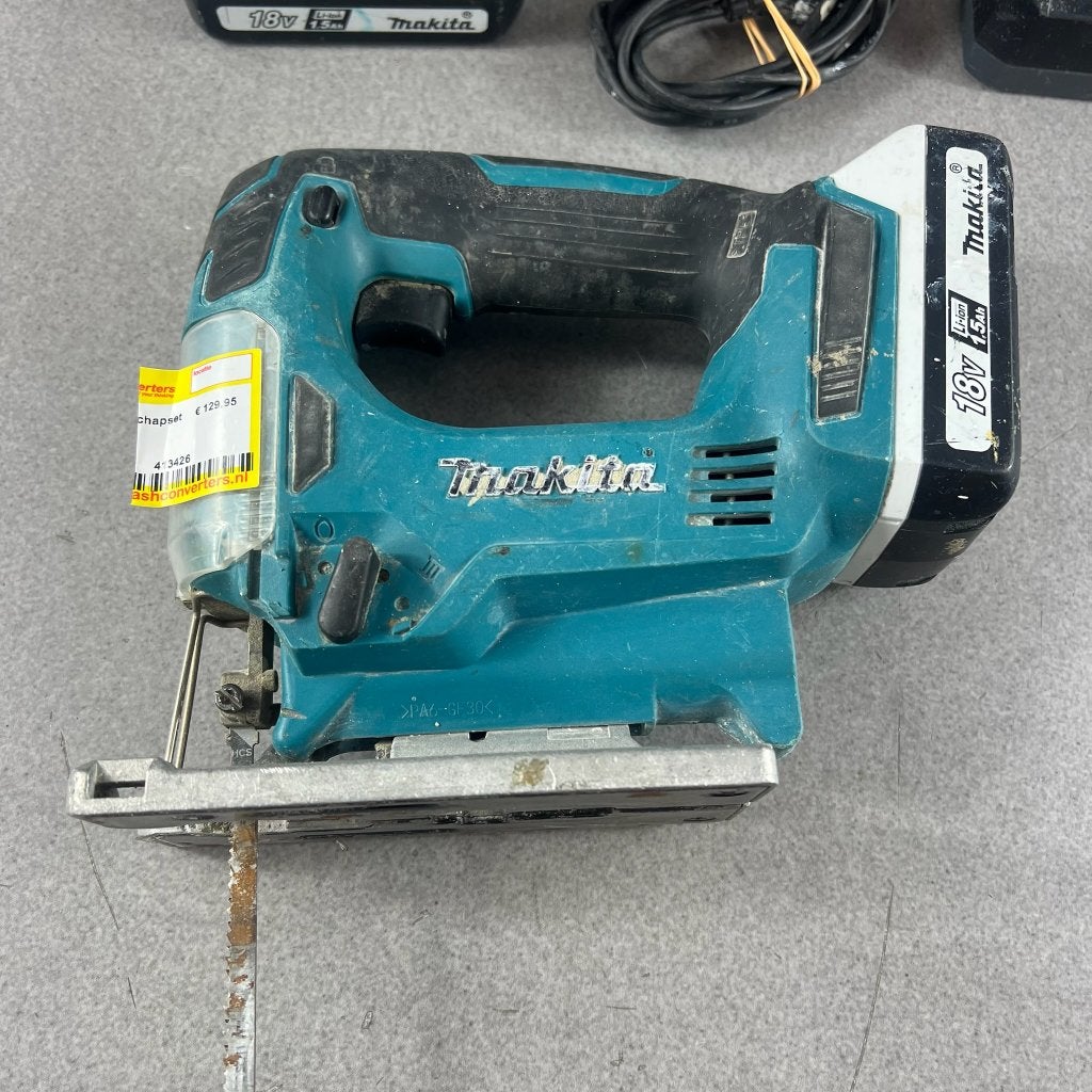Makita Decoupeerzaag + Accu schroeftol | DF457D | 413426, Ophalen of Verzenden, Gebruikt, Overige typen, Makita