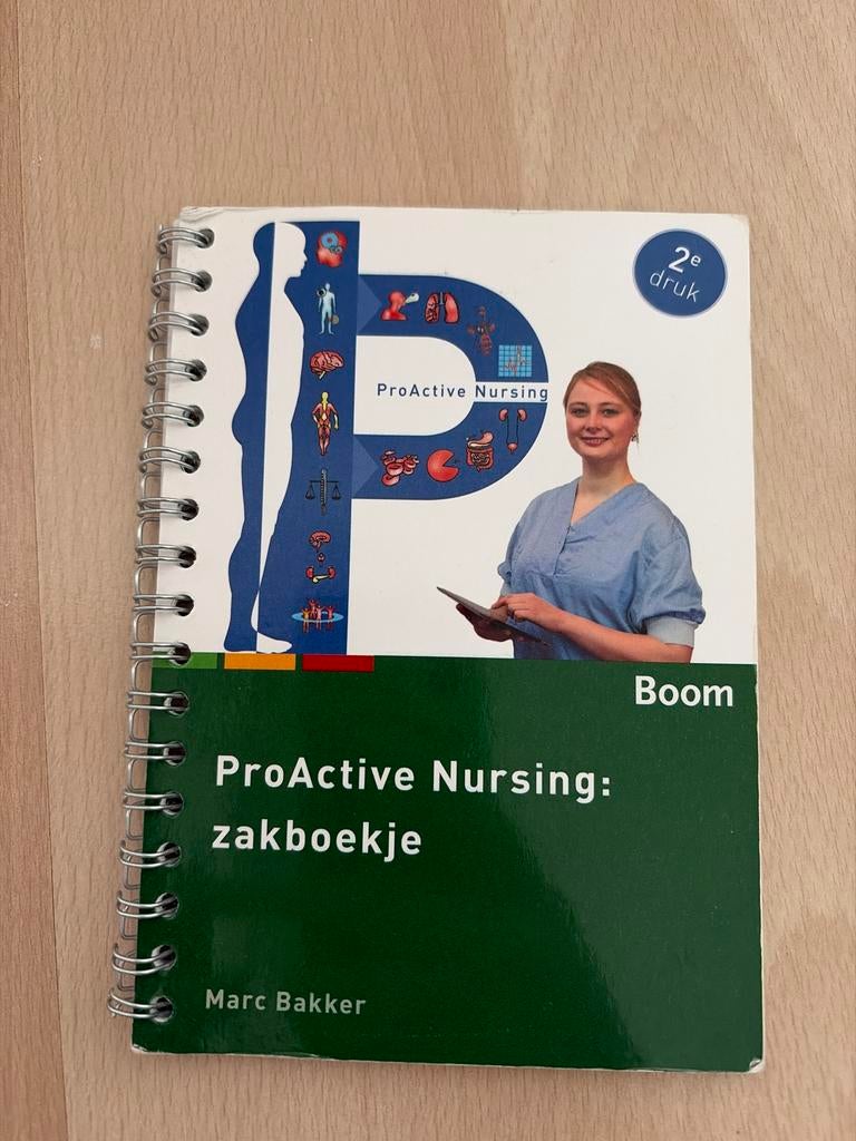 ProActive nursing Zakboekje, Ophalen of Verzenden, Zo goed als nieuw, Marc Bakker, MBO