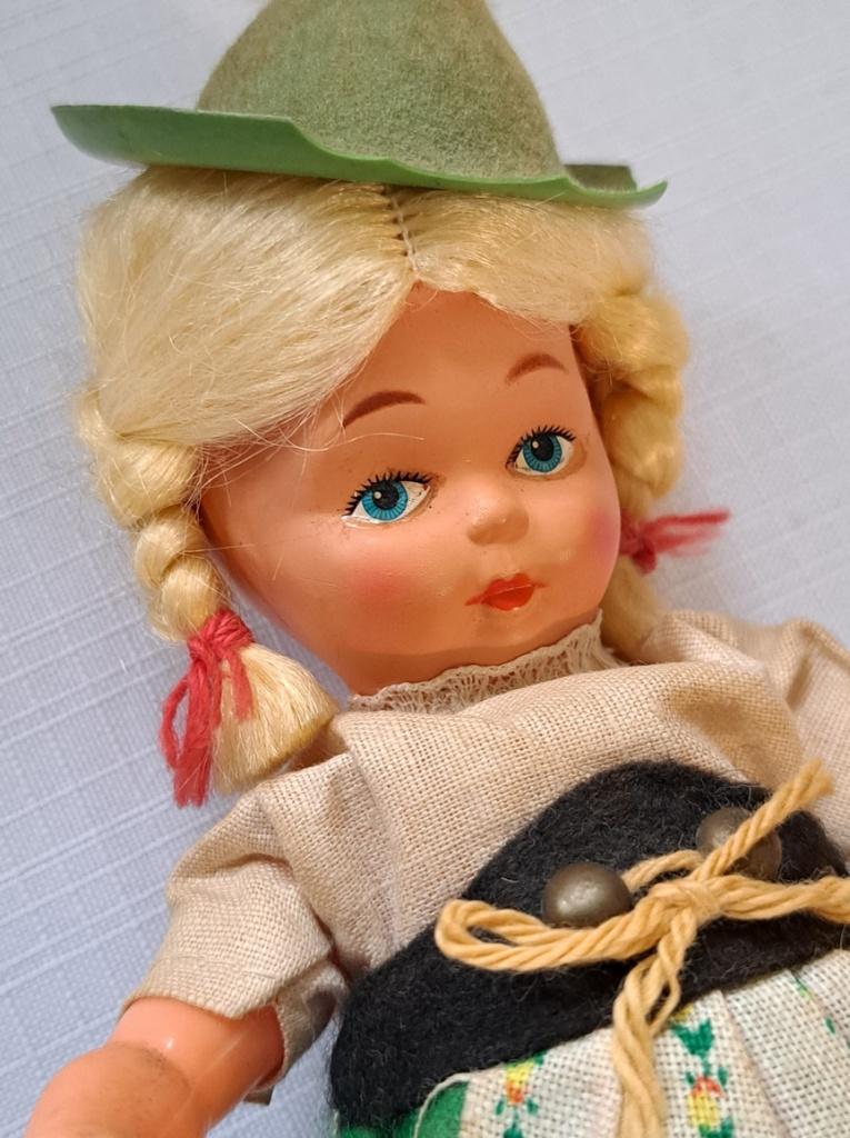 4x opwind dans pop (celluloid ?) Tanz puppe folklore, Antiek en Kunst, Antiek | Speelgoed, Verzenden