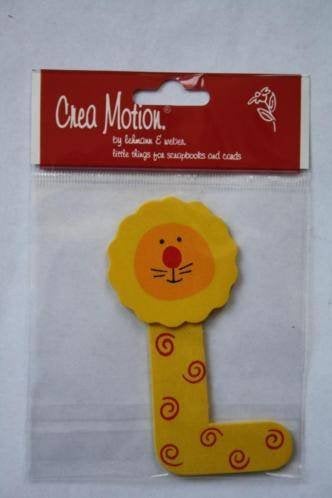 Crea Motion letter L hoog 7,5 cm, Hobby en Vrije tijd, Ophalen of Verzenden, Nieuw, Versiering of Embellishment, Overige merken