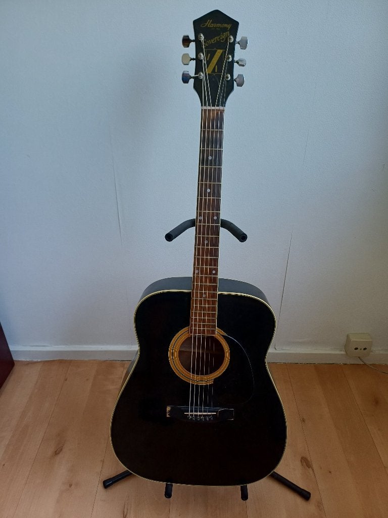Harmony Sovereign country gitaar akoestisch, Ophalen, Gebruikt, Western- of Steelstringgitaar