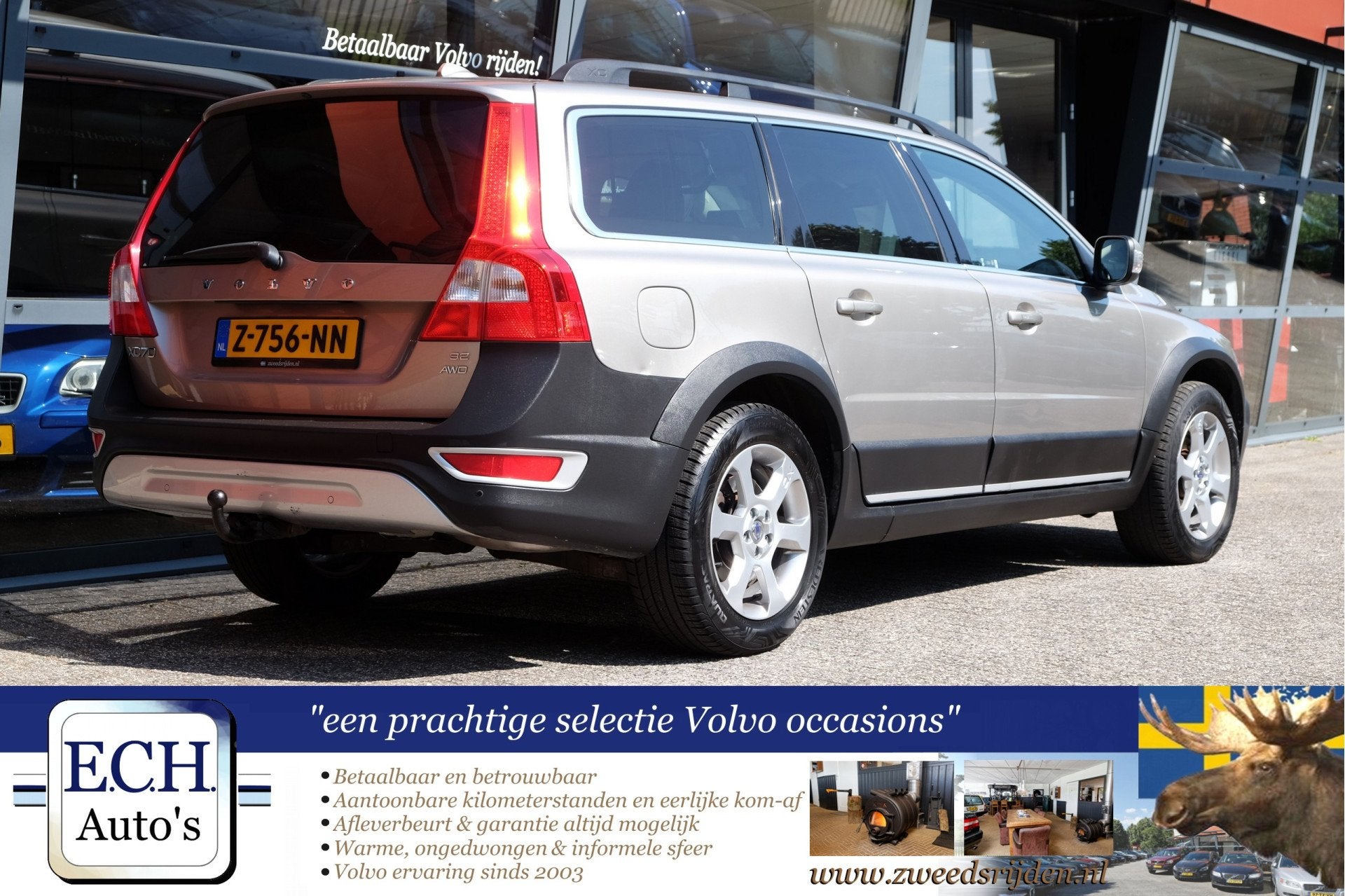 Volvo XC70 3.2 238 pk AWD Summum, Leer, Trekhaak, Xenon, Automaat, 238 pk, XC70, Leder