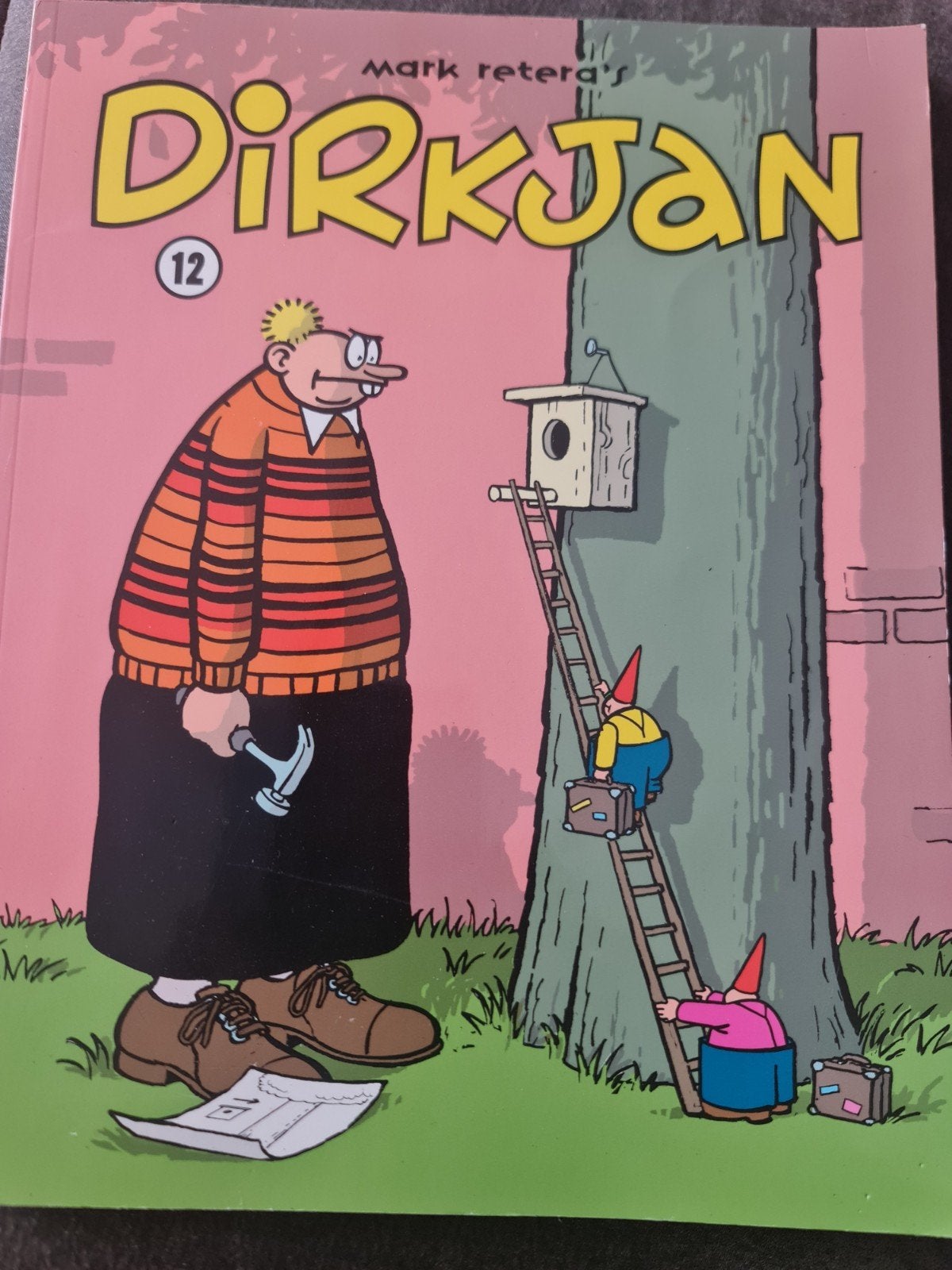 Dirkjan 12 - Mark Retera's stripboek, Boeken, Stripboeken, Eén stripboek, Ophalen of Verzenden, Zo goed als nieuw, Mark Retera
