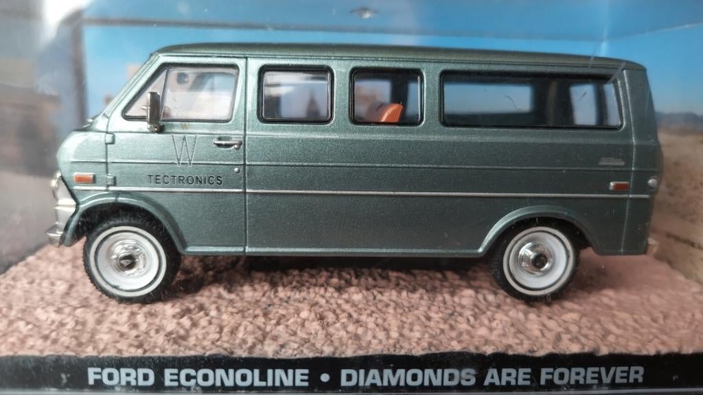 Ford Econoline 007 Diamonds are Forever 1:43 James Bond Pol, Overige merken, Auto, Verzenden, Nieuw