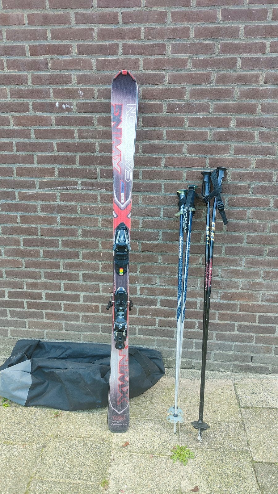 Zeer complete ski uitrusting, 160 tot 180 cm, Gebruikt, Carve, Skiën