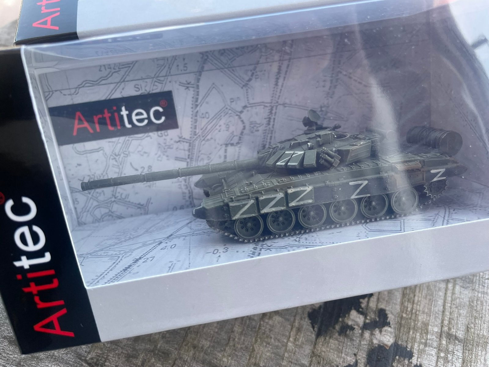 Russische T-72 tank 1:87 Merk Artitec, Ophalen of Verzenden, Nieuw