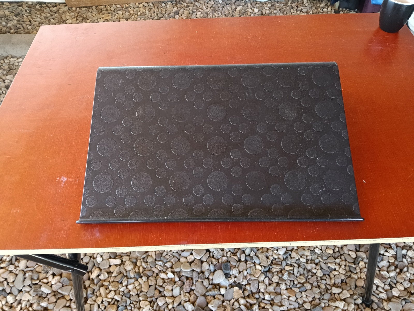 Laptophouder/standaard met patroon, Computers en Software, Laptopstandaarden, Ophalen of Verzenden, Nieuw, Onbekend