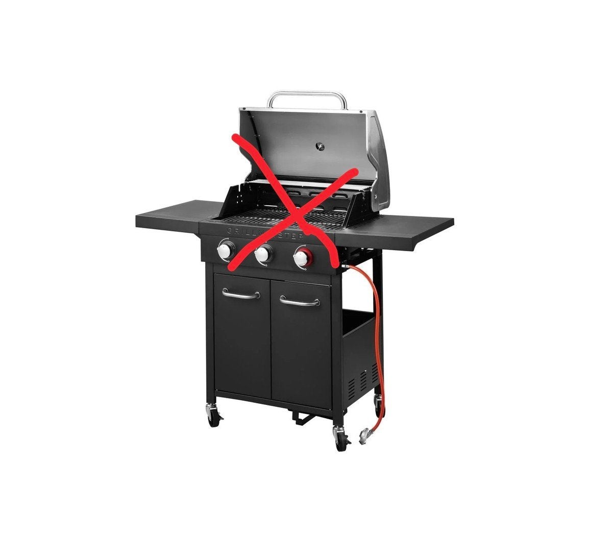 GRILLMEISTER Gas-BBQ onderstel, Ophalen, Nieuw, GRILLMEISTER