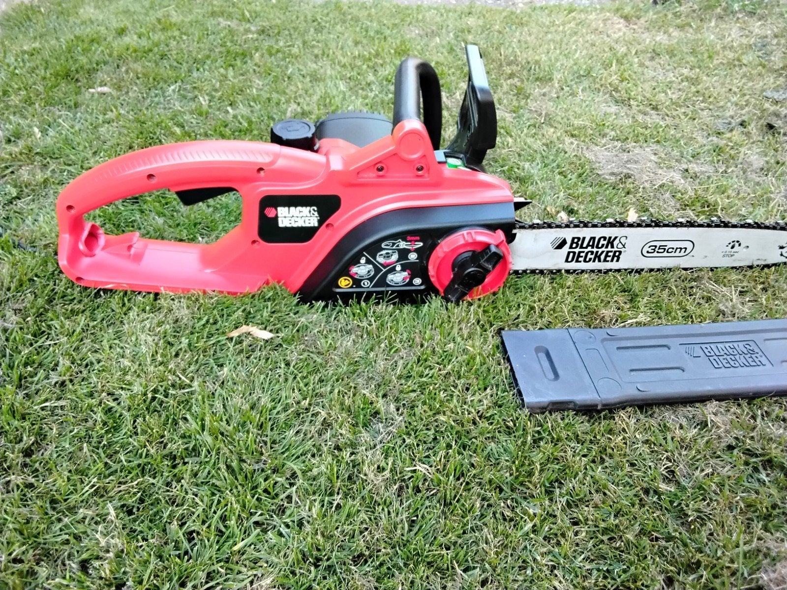 Black+Decker elektrische kettingzaag 1900W, Doe-het-zelf en Verbouw, Ophalen, Gebruikt, 70 mm of meer, Black+Decker
