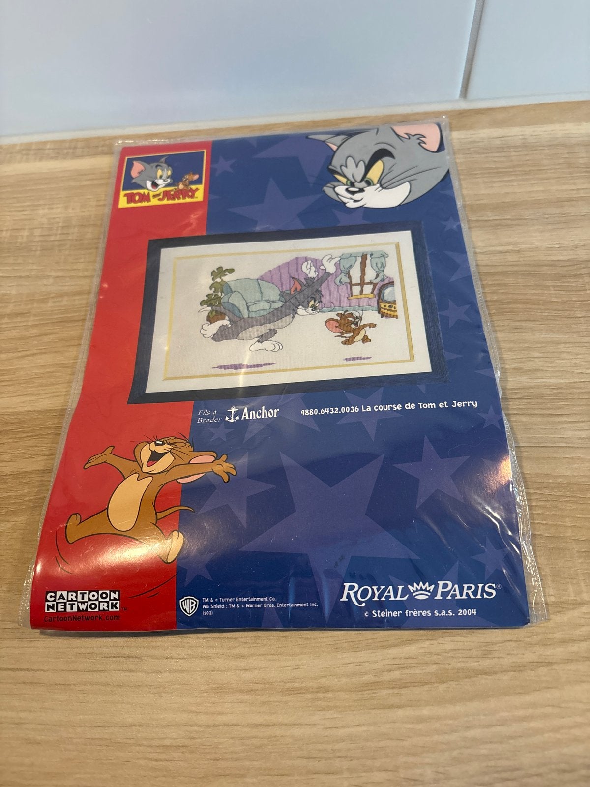 Borduurpakket Tom & Jerry - Royal Paris, Ophalen of Verzenden, Nieuw, Handborduren, Borduurpakket