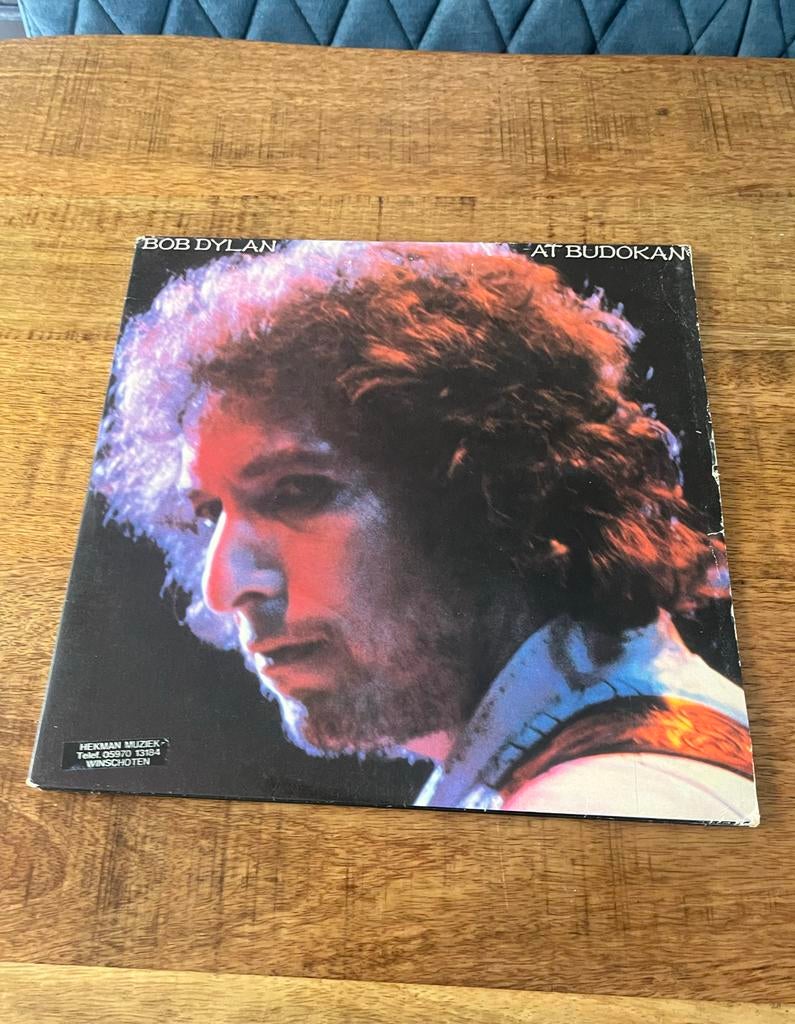 Bob Dylan - Live at Budokan Dubbel LP (1978), Cd's en Dvd's, Vinyl | Pop, Gebruikt, Dubbel-LP, Inclusief boekje, Inclusief insert