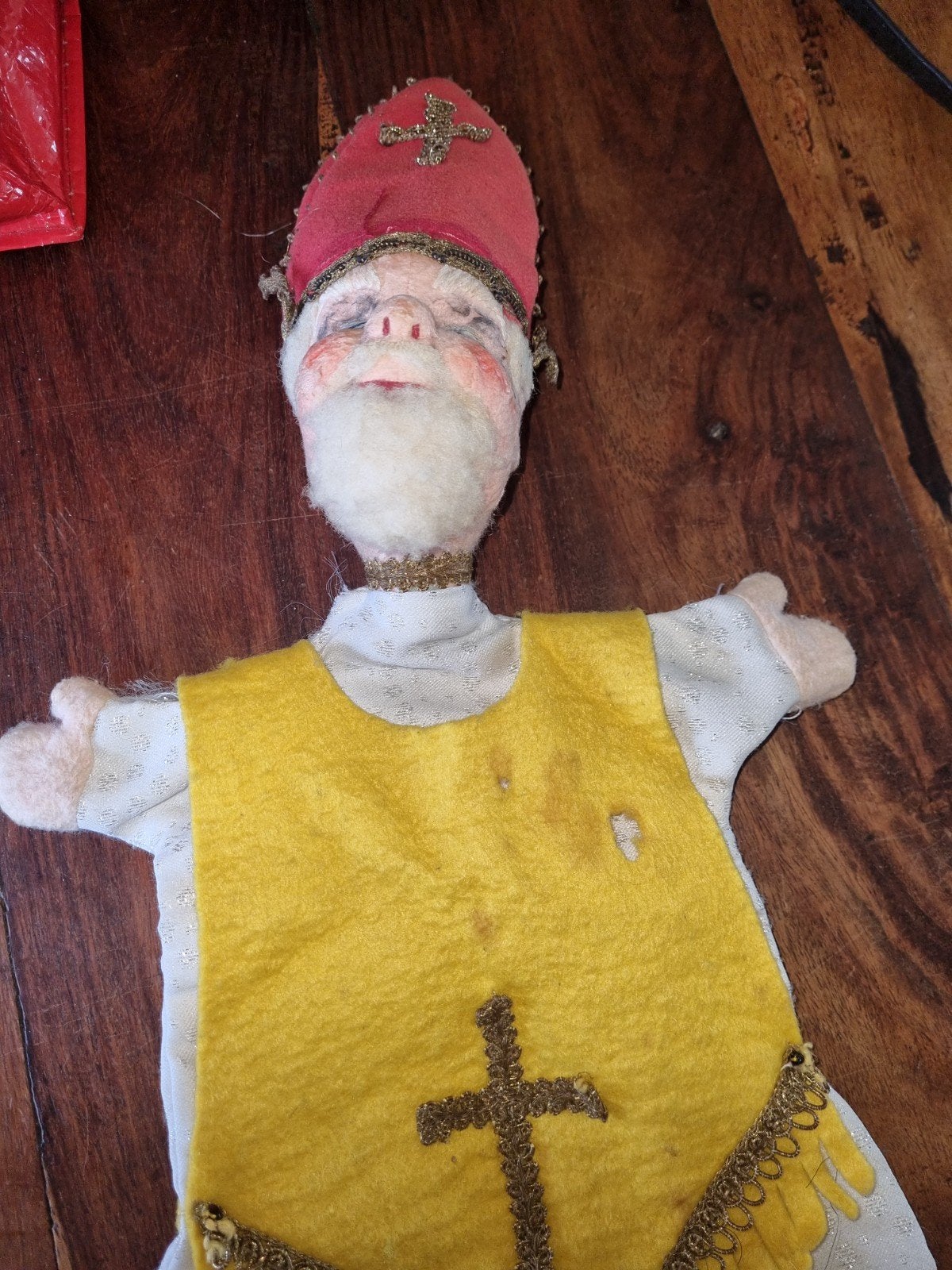 Vintage, Sinterklaas handpop, Ophalen of Verzenden