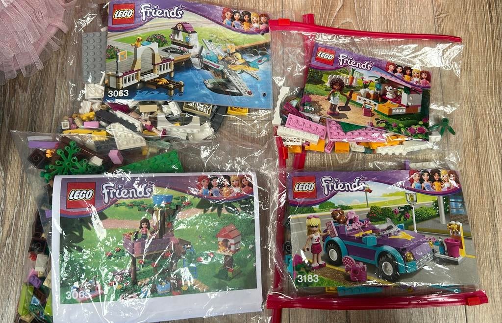 Lego Friends 3938, 3183, 3063, 3065, Ophalen of Verzenden, Meer dan 50 stukjes, Zo goed als nieuw, 6 jaar of ouder