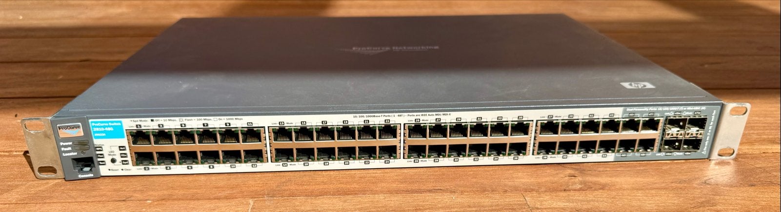 HP ProCurve 2900-48G J9022A Gigabit Ethernet Switch, Ophalen of Verzenden, Gebruikt