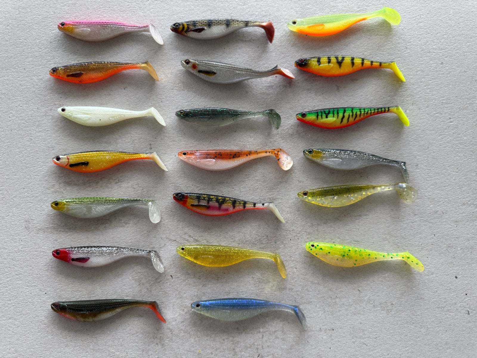 20x Westin softbaits 8 cm verschillende kleuren, Ophalen of Verzenden, Nieuw, Overige typen