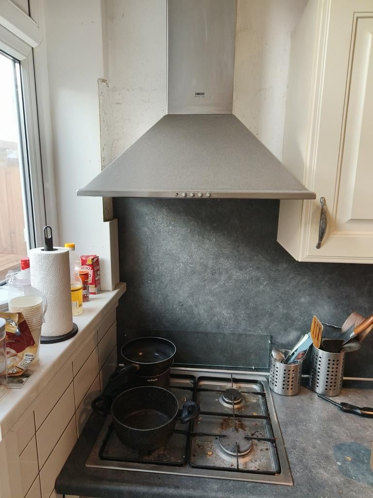 Zanussi Afzuigkap met Kookplaat en Oven - Complete Keukenopl, Ophalen of Verzenden