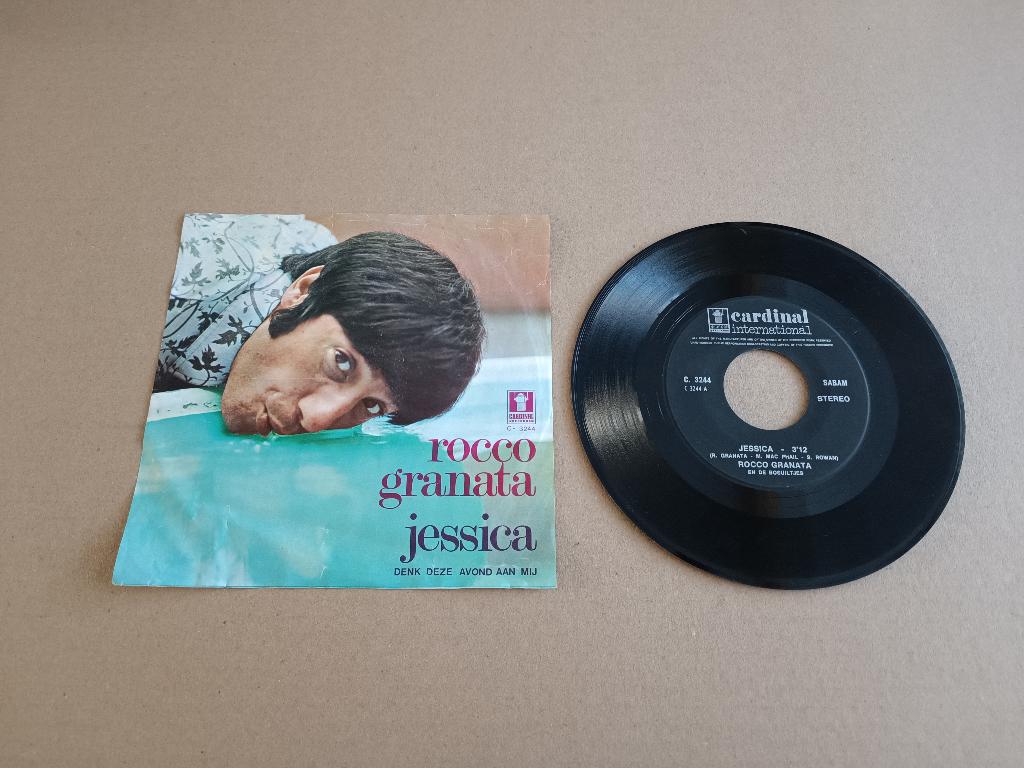 Single: Rocco Granata - Jessica (1972), Cd's en Dvd's, Vinyl Singles, Verzenden, Gebruikt, Pop