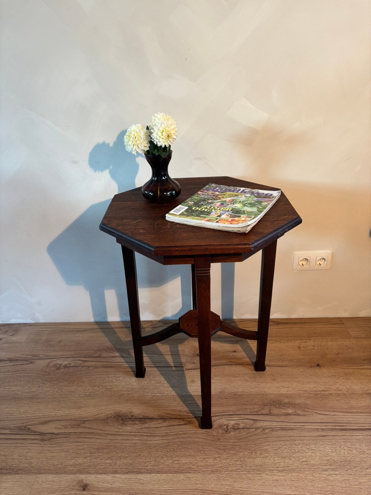 Prachtige Art Deco plantentafel / bijzettafel, Antiek en Kunst, Ophalen