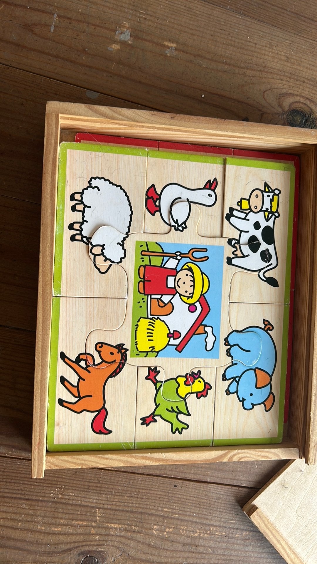 4 houten puzzeltjes, Ophalen of Verzenden, Zo goed als nieuw
