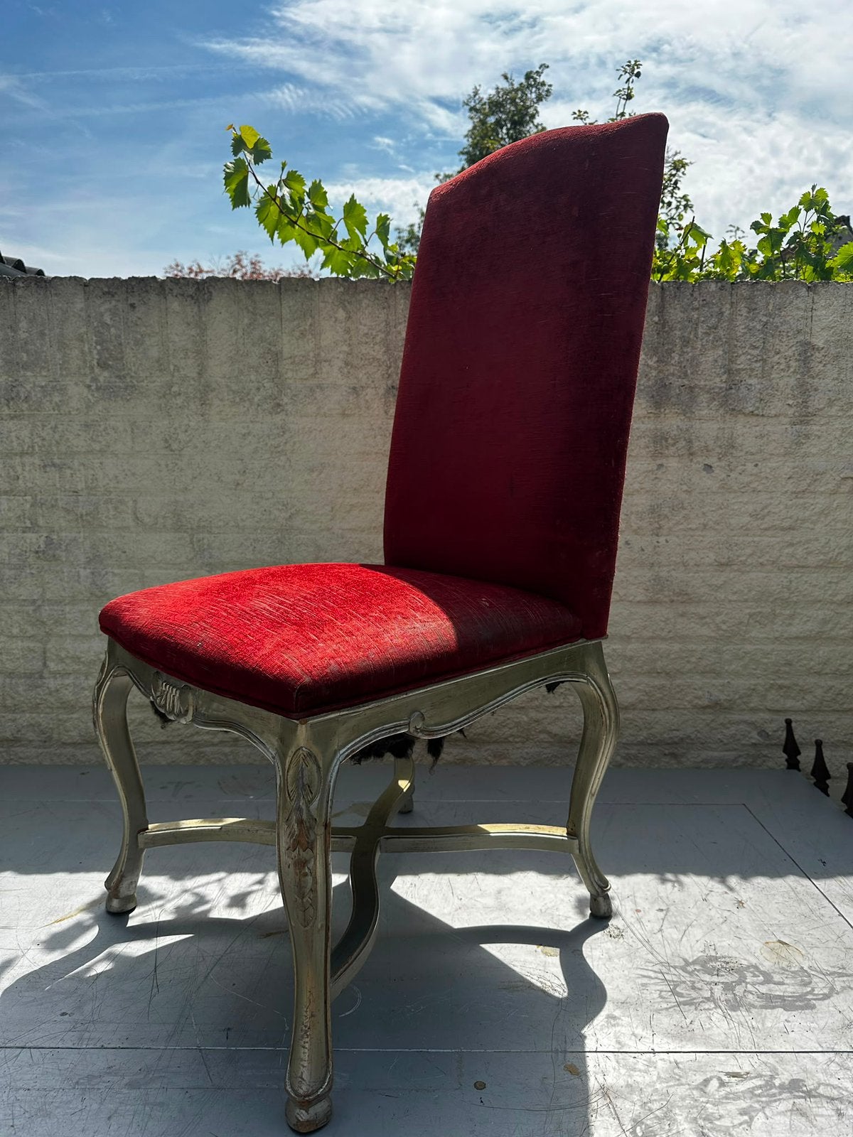 Declemy Pompidou, 4 (eetkamer-)stoelen, om op te knappen, Gebruikt, Declemy, Vier, Nvt