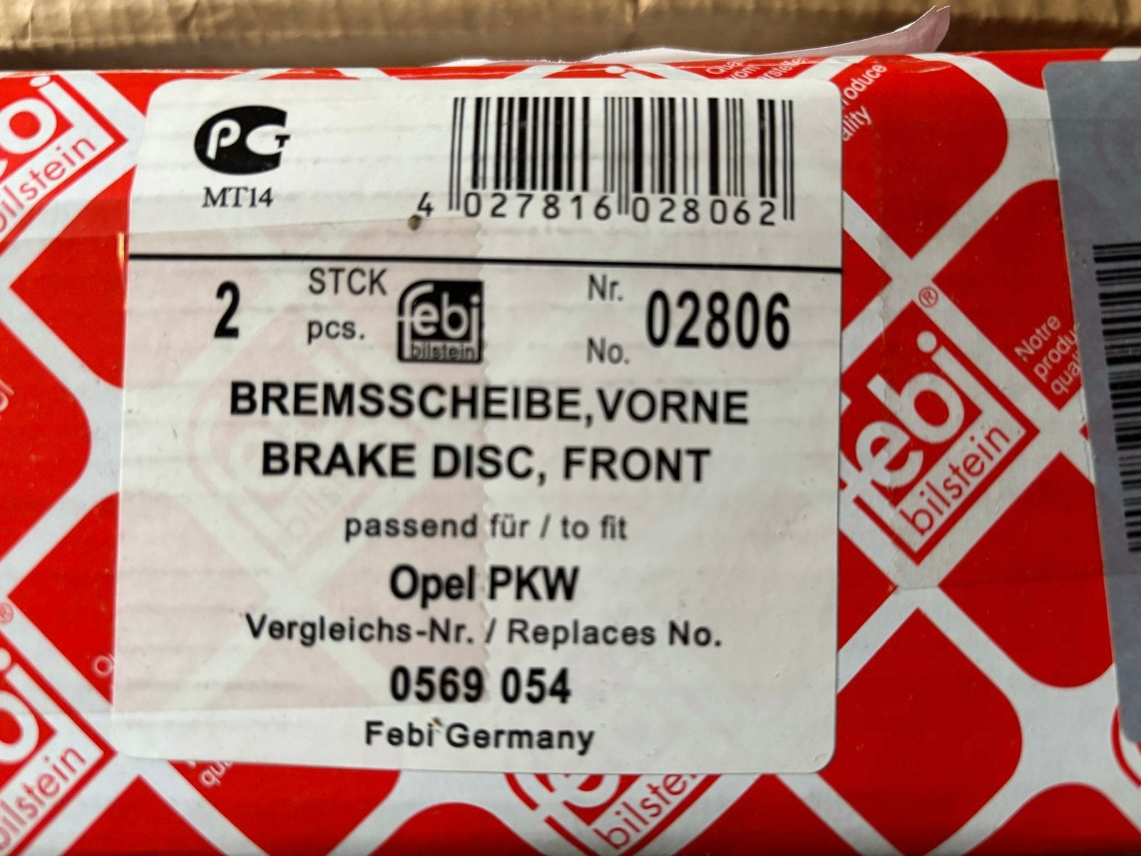 Remschijven voor 2 stuks nieuw, Ophalen, Nieuw