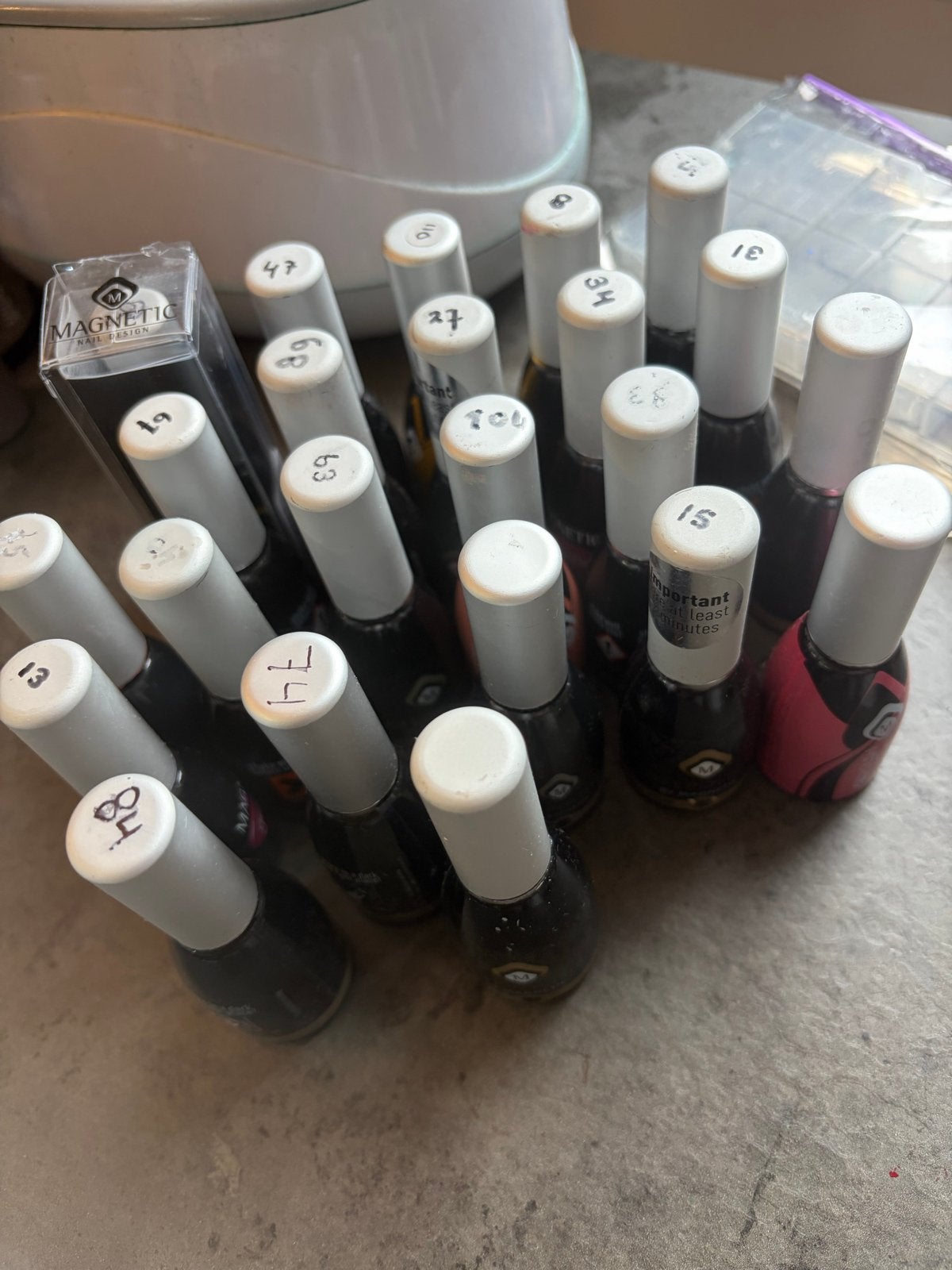 Magnetic Gelpolish - Diverse Kleuren (Gebruikt), Gebruikt, Overige kleuren, Ophalen of Verzenden, Handen en Nagels