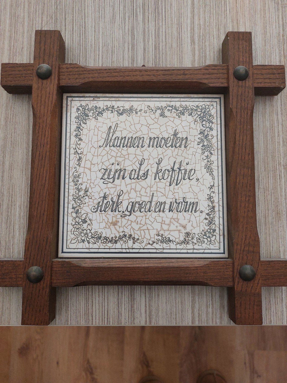 Antieke wc tegel tegeltjeswijsheid, Ophalen of Verzenden
