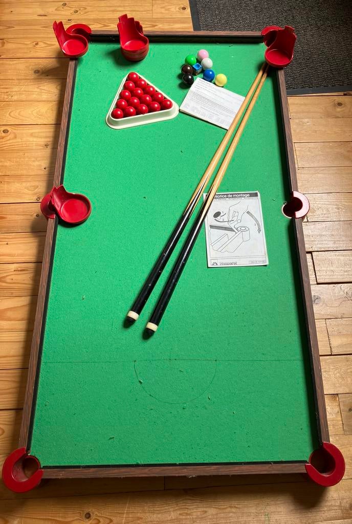 Origineel Monneret Snooker tafelbiljart., Ophalen, Gebruikt