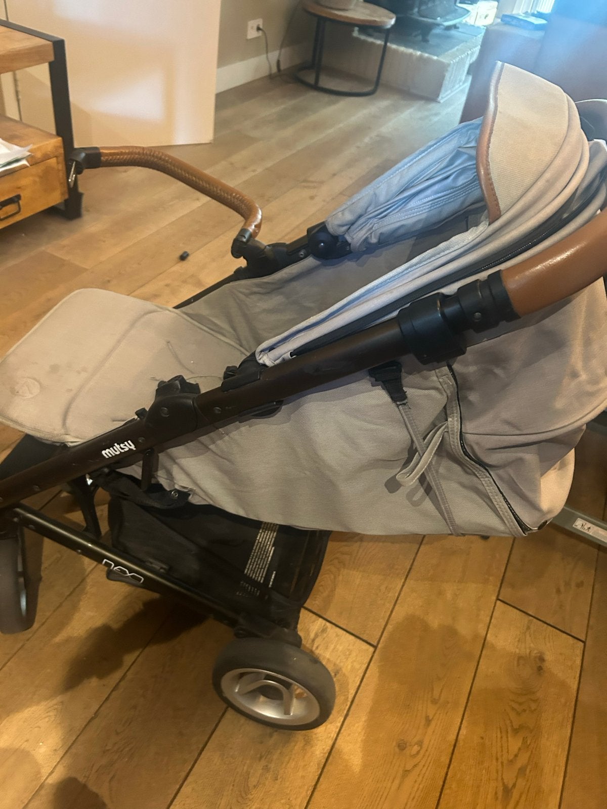Nexo Mutsy stevige buggy, Ophalen of Verzenden, Gebruikt, Overige merken, Verstelbare rugleuning