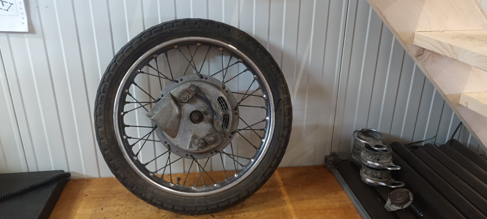 BSA Triumph voorwiel, Gebruikt, Engeland, Ophalen of Verzenden, BSA TRIUMPH