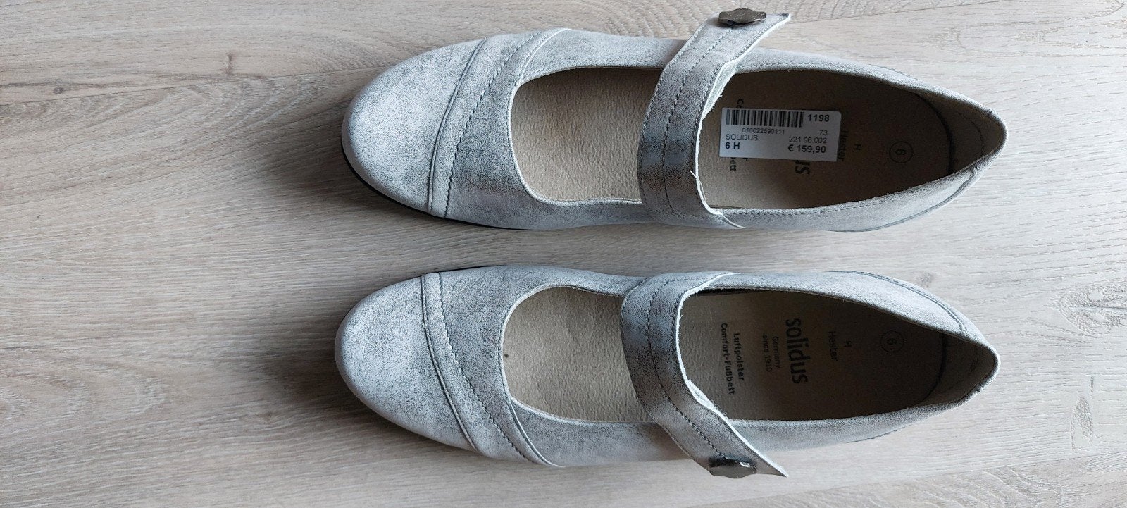 Solidus grijs parelmoer maat 39, Kleding | Dames, Ophalen, Nieuw, Grijs