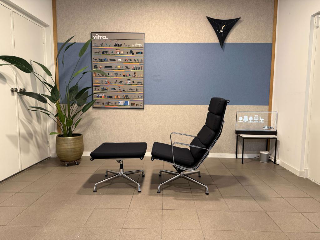 Vitra | Eames | EA222 & EA223 softpad | Stof & Chrome | 1x, Huis en Inrichting, Vitra, Vitra Artifort Cassina Fritz Hansen Eames Gispen Pastoe Hay