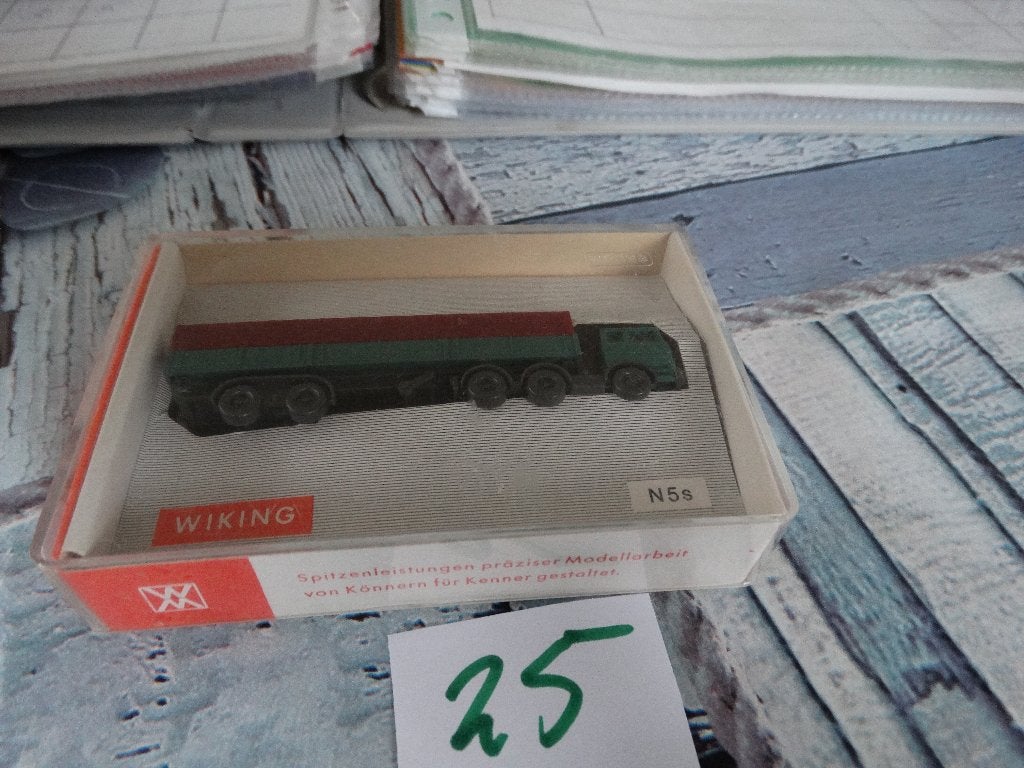N-Spoor: set 25: Wiking, 5: Mercedes Satelzug., Hobby en Vrije tijd, Modeltreinen | N-Spoor, Overige merken, Natuur, Gelijkstroom of Wisselstroom