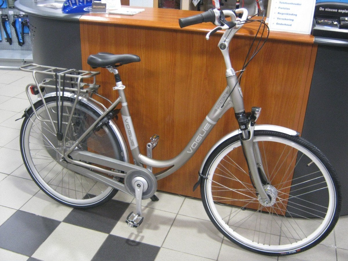Vogue Premium Dames Matt Grey 53cm, Fietsen en Brommers, Fietsen | Dames | Damesfietsen, -, -, Versnellingen, -