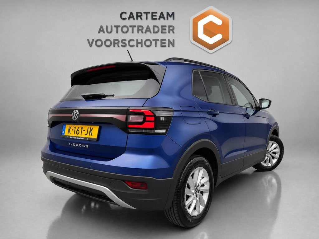 Volkswagen T-Cross 1.0 TSI Life Business, Auto's, Volkswagen, Gebruikt, 95 pk, Blauw, Origineel Nederlands
