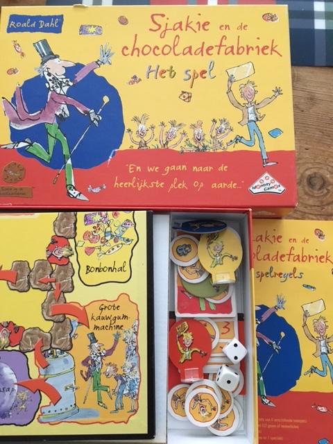 Sjakie en de chocolade fabriek spel (Roald Dahl), Ophalen of Verzenden, Zo goed als nieuw