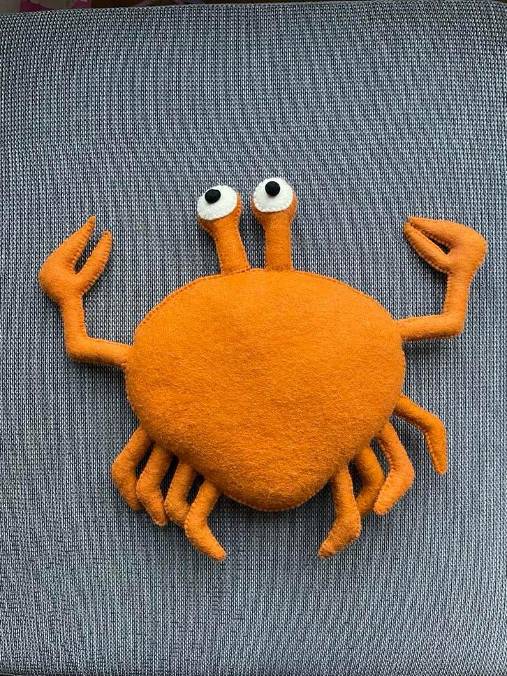 Krab wanddecoratie (loods5), Ophalen of Verzenden, Zo goed als nieuw