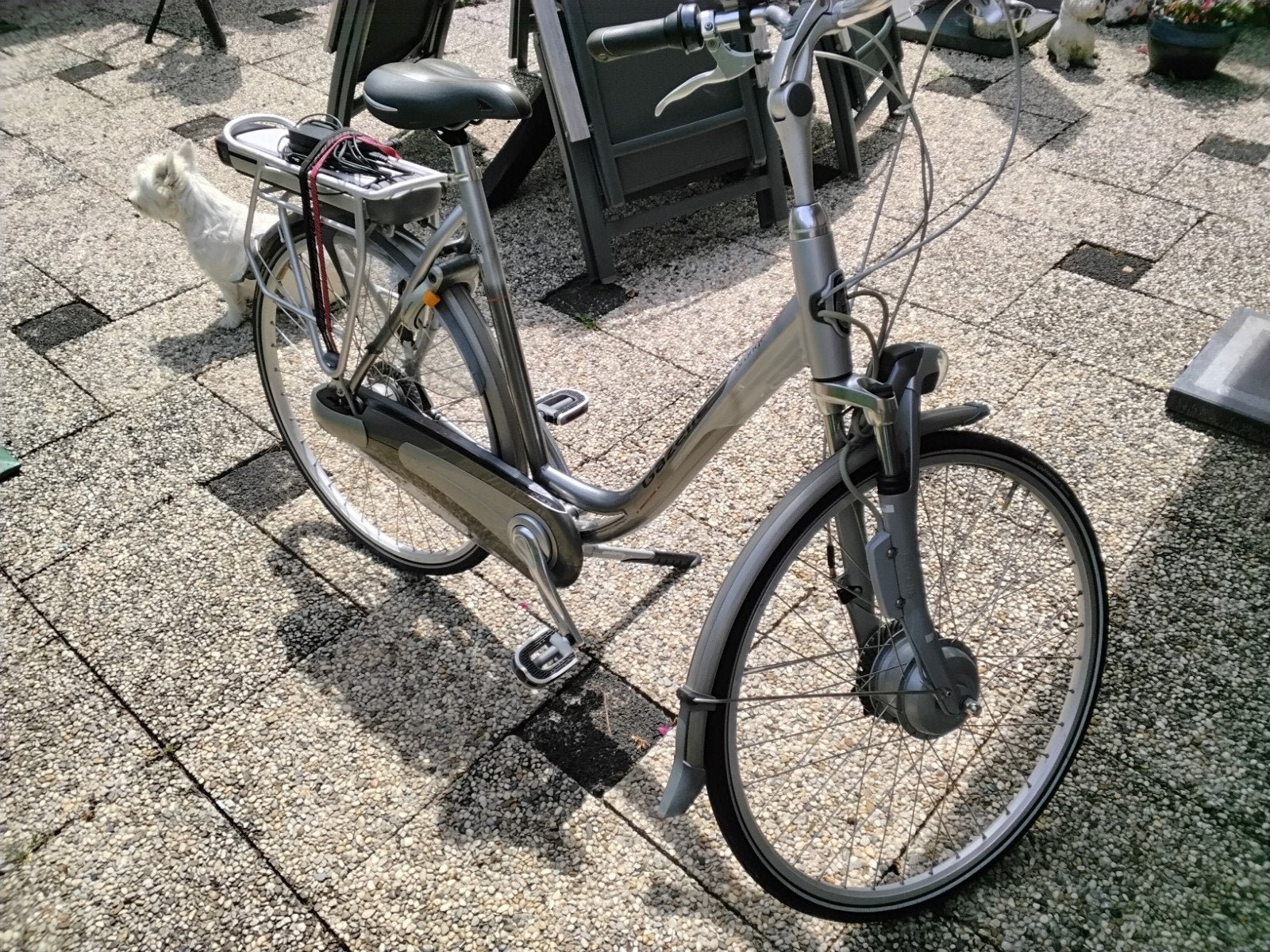 Gazelle elektrische fiets - Damesmodel, Ophalen, Gebruikt, 55 tot 59 cm, Gazelle