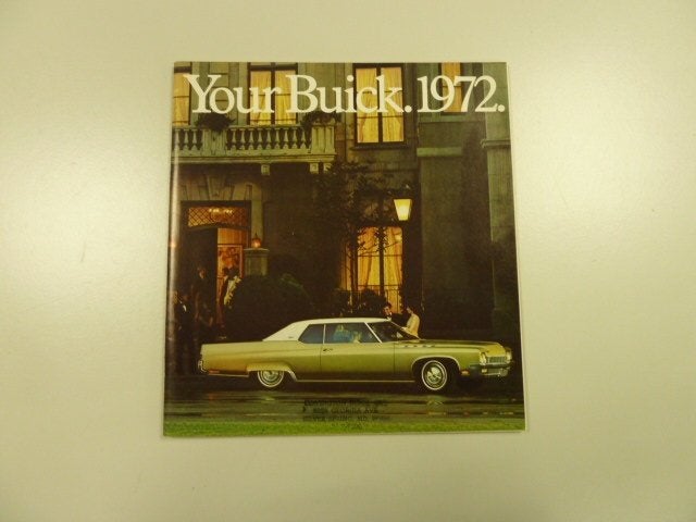 1972 Buick Full Line Brochure USA, Verzenden, Gelezen, Overige merken