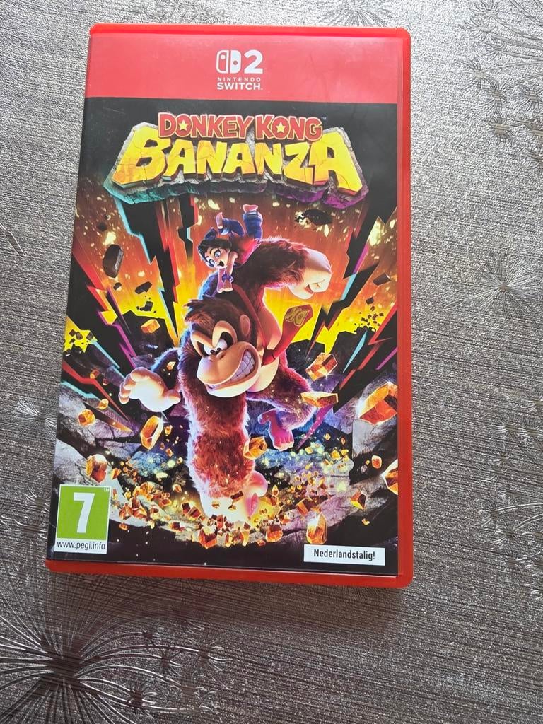 Donkey Kong Bananza - Nintendo Switch 2), Ophalen of Verzenden, Zo goed als nieuw, Met 2 controllers, Switch Original